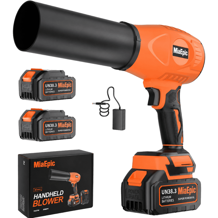 MiaEpic Cordless Leaf Blower - Energy Orange