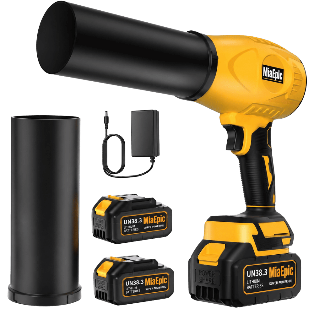 MiaEpic Cordless Leaf Blower - Bright Yellow