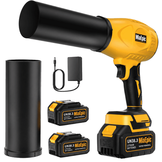 MiaEpic Cordless Leaf Blower - Bright Yellow